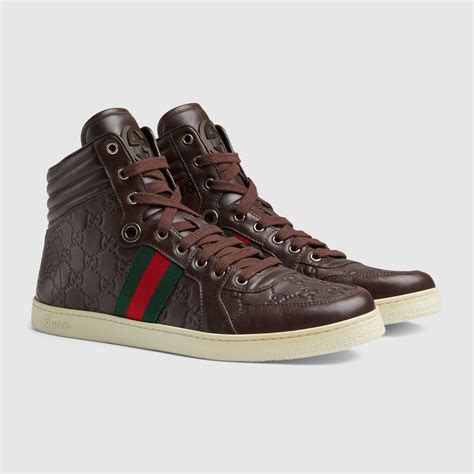 men's gucci leather shoes